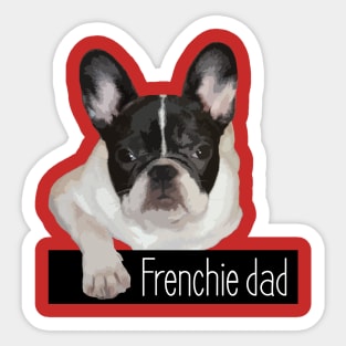 Frenchie dad Sticker